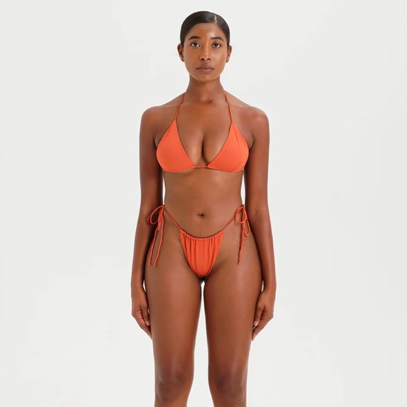 NWOT SET RIOT SWIM AMBER:  BIXI  BIKINI TOP (M), BOTTOM (L) - Picture 1 of 6
